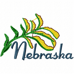 Flowers And Tree Embroidery Design 1